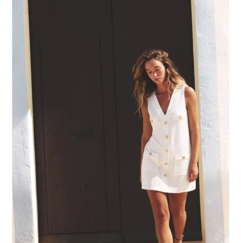 Zara Twill Pocket Dress